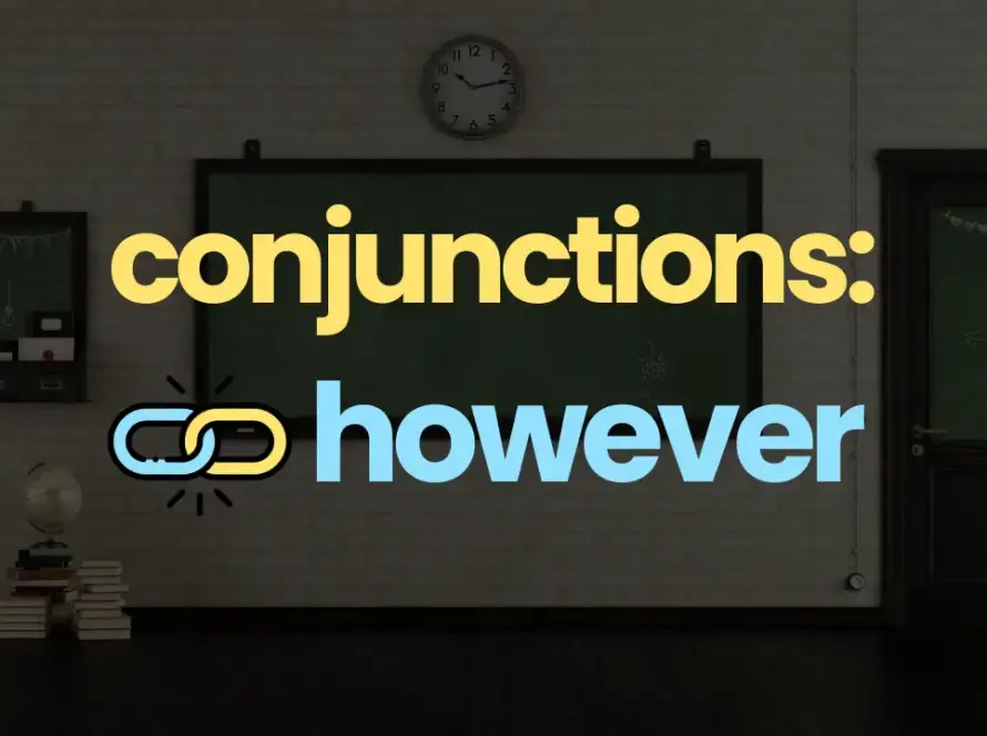 conjunctions-however